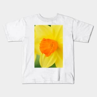 Narcissus  &#39;Red Devon&#39;  Division 2 Large-cupped   Daffodil Kids T-Shirt